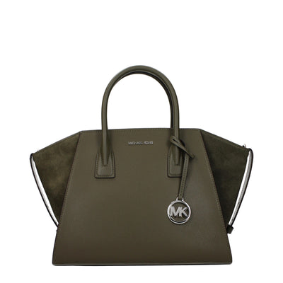 Geantă Michael Kors din piele verde