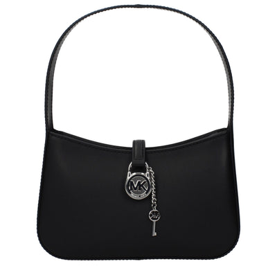 Geantă de mână Michael Kors din piele neagră