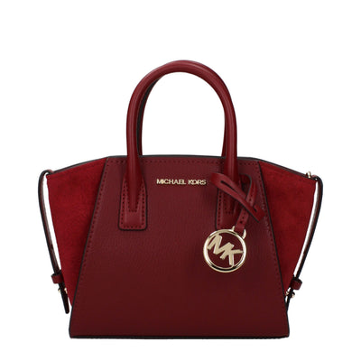 Geantă de mână Michael Kors din piele roșie