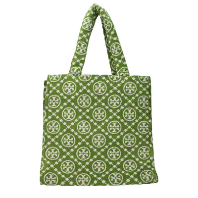 Geantă de umăr Tory Burch verde din material textil