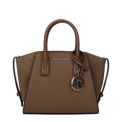 Geantă de mână Michael Kors din piele maro