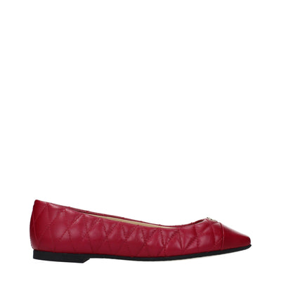 Balerini Jimmy Choo roz din piele
