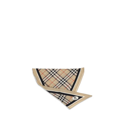 Eșarfă din mătase Burberry bej