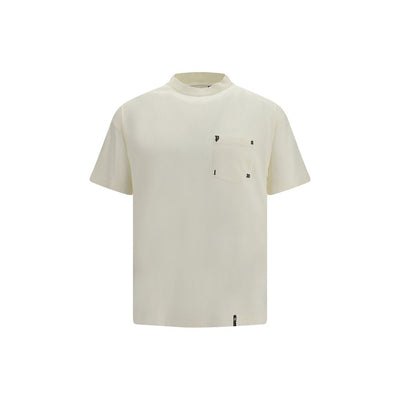 Palm Angels Tricou Alb din Bumbac