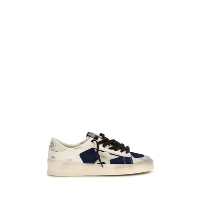 Golden Goose Pantofi Sport Gri din Piele
