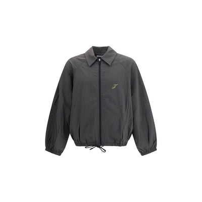Jacquemus Gray Polyamide Full-Length Jacket