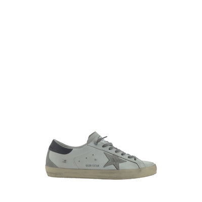 Golden Goose Adidași Albi din Piele de Capră