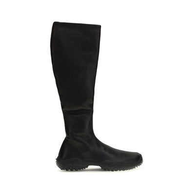 Miu Miu Ghete Negre din Piele de Miel