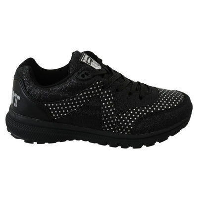 Philipp Plein Black Running Jasmines Sneakers