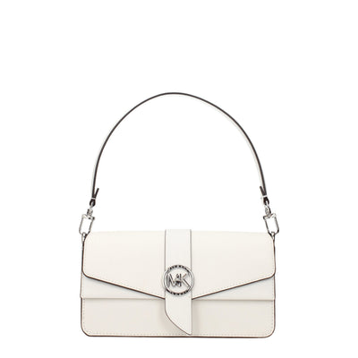 Geantă de mână Michael Kors din piele albă