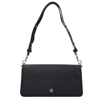Geantă de umăr Tory Burch din piele neagră