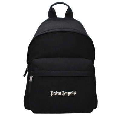 Rucsac din material textil Palm Angels negru