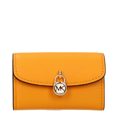 Portofel Michael Kors din piele portocalie