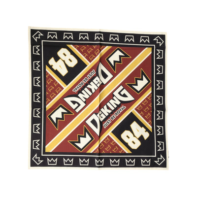 Dolce & Gabbana Multicolor DG King Square Foulard 50.5cm x 50cm Scarf