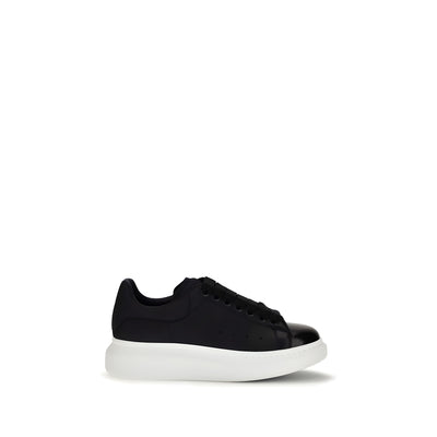 Sneakers chunky Alexander McQueen albaștri din piele