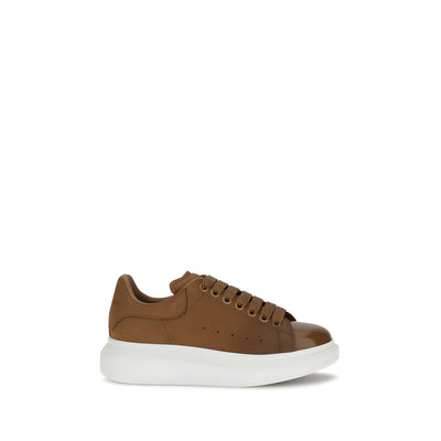 Sneakers chunky Alexander McQueen maro din piele