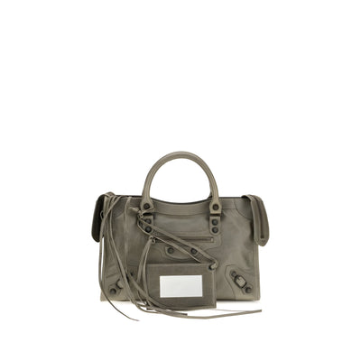 Geantă Balenciaga bicoloră din piele de miel