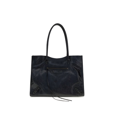 Geantă de umăr Balenciaga din piele neagră