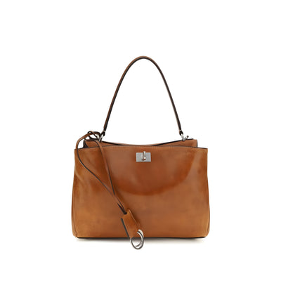 Geantă Balenciaga maro din piele
