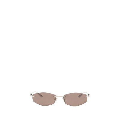 Ochelari de soare Balenciaga argintii din metal