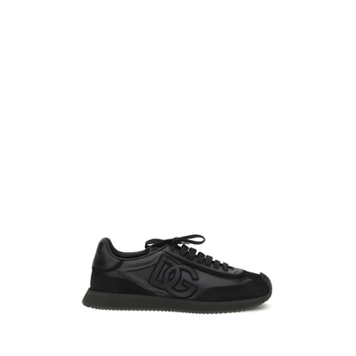 Adidași atletici negri Dolce & Gabbana