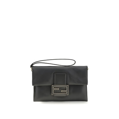 Geantă clutch Fendi din piele neagră