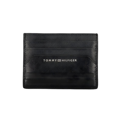 Portofel din piele neagră Tommy Hilfiger