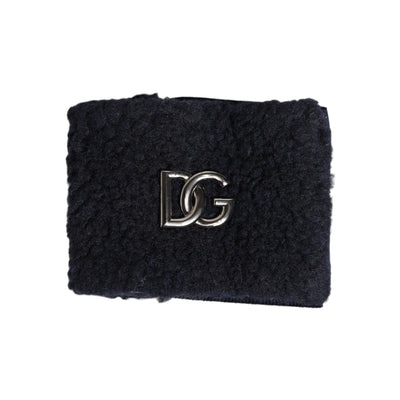 Bratară Dolce & Gabbana neagră cu logo
