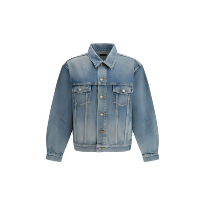 Saint Laurent Blue Cotton Denim Jacket