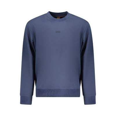 Hugo Boss Blue Cotton Sweatshirt