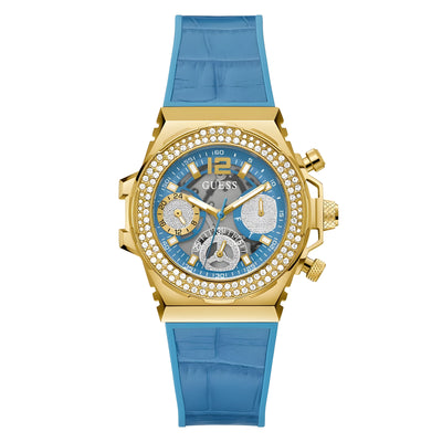 Guess Blue Synthetic Sport Watch