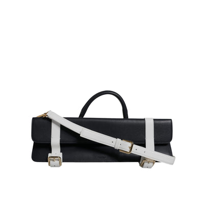 Geantă Crossbody Dolce & Gabbana din Piele Albastră și Albă