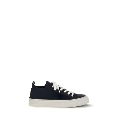 Brunello Cucinelli Adidași Joși Albaștri din Bumbac