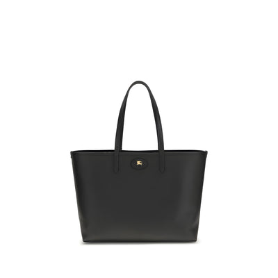 Geantă de umăr Burberry din piele de vițel neagră