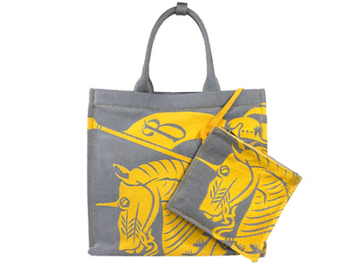 Geantă tote Burberry EKD Canvas cu portmoneu monede