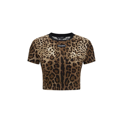 Tricou Dolce & Gabbana bej din bumbac