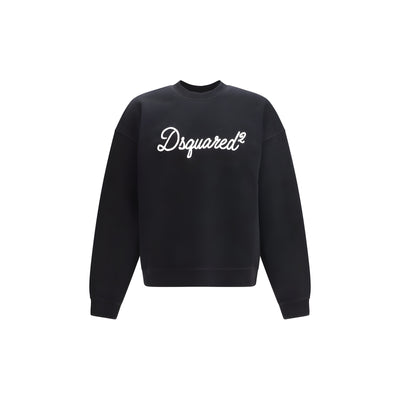 Dsquared² Black Cotton Sweatshirt