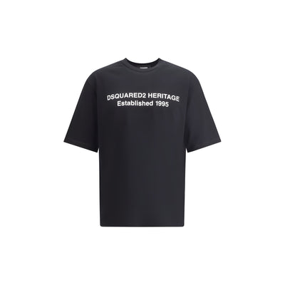 Tricou Dsquared² negru din bumbac