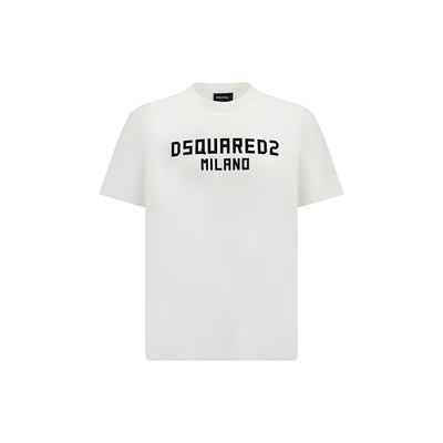 Tricou Dsquared² alb din bumbac