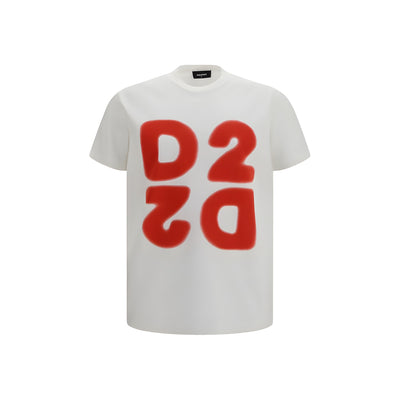 Dsquared² Tricou alb din bumbac