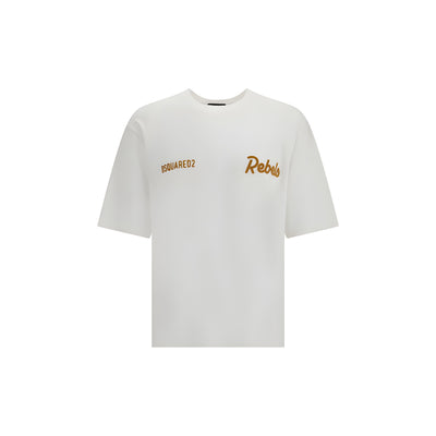 Tricou Dsquared² alb din bumbac