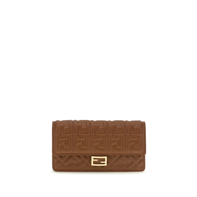 Fendi Brown Calf Leather Wallet