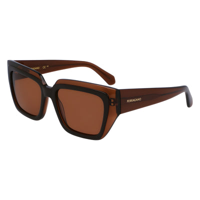 Ferragamo Brown Sunglasses