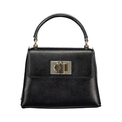 Geantă Furla neagră din piele clasică