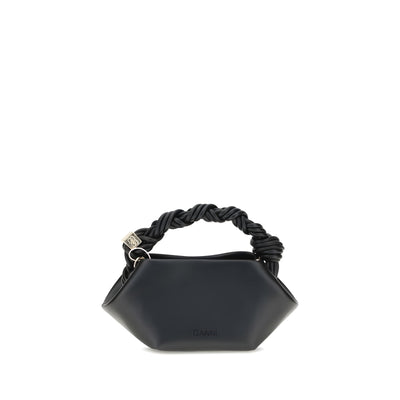 Ganni Black Leather Shoulder Bag
