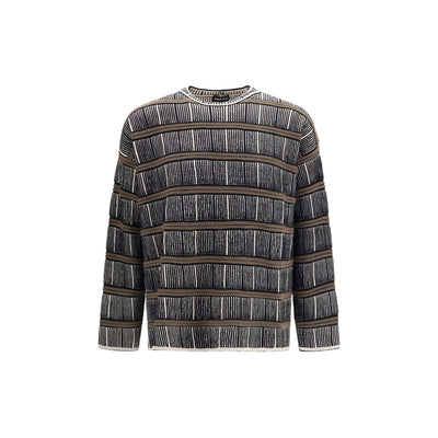 Giorgio Armani Blue Silk Sweatshirt