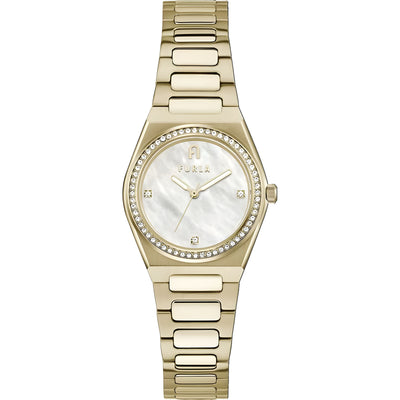 Furla Gold Stainless Steel Dress Watch