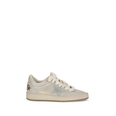 Sneakers low top Golden Goose bej din piele