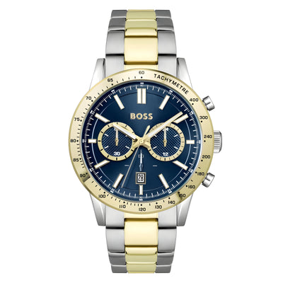 Ceas elegant Hugo Boss gri din oțel inoxidabil