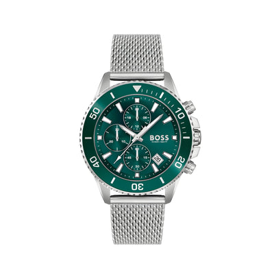 Hugo Boss Grey Stainless Steel Dress Watch